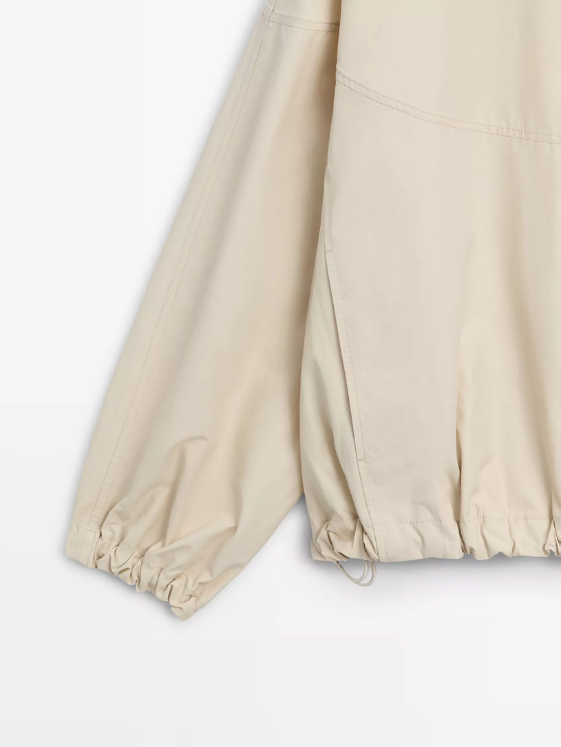 Snap-Button Bomber Jacket